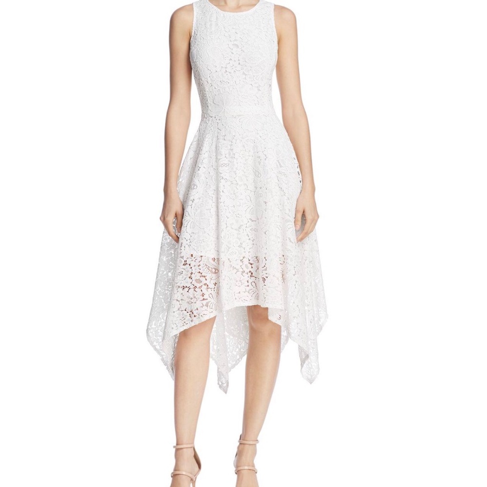 Nanette Nanette Lepore white lace dress